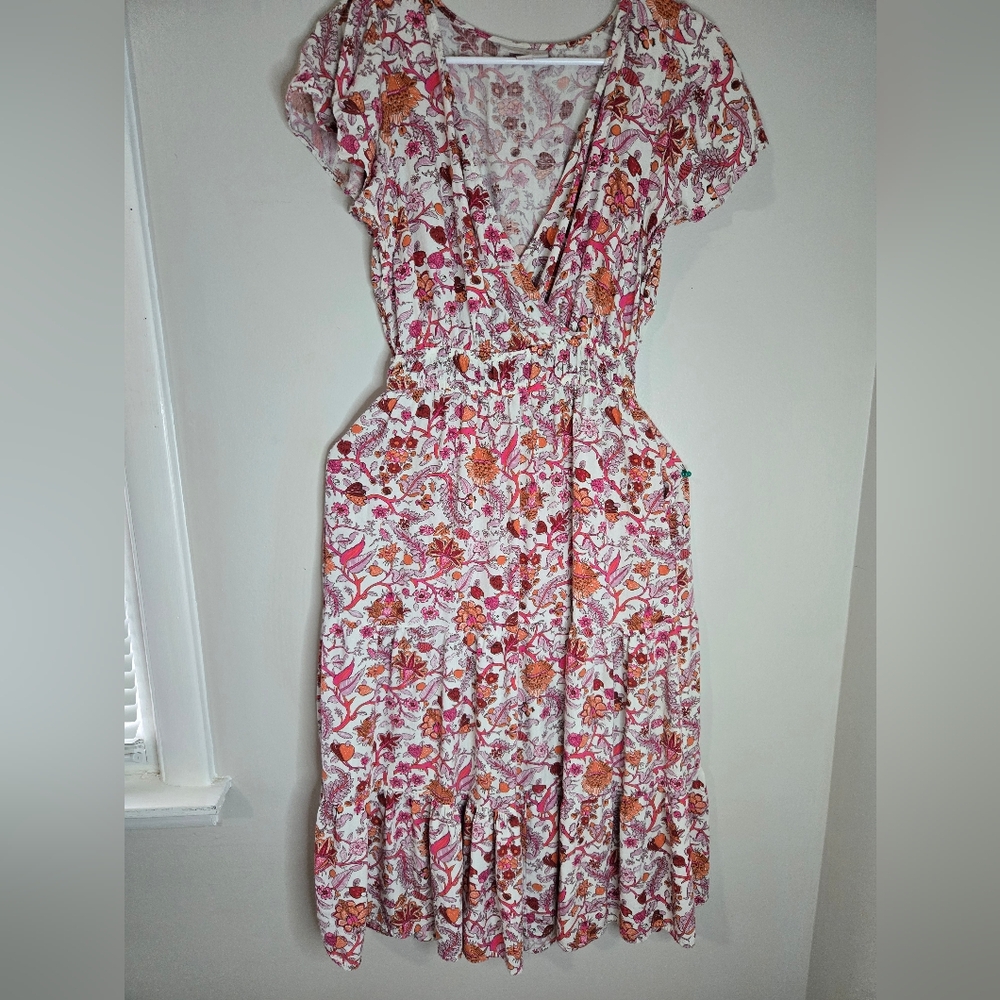 Knox Rose Floral Top - Pink and Brown